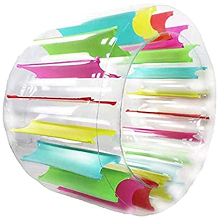 Xinsheinelry Inflatable Water Wheel Roller Float Giant Roll Ball for Swimming Pool Toy Grass Crawling Roller Toy Float Giant Inflatable Ball for Kids Water Outdoor Beach