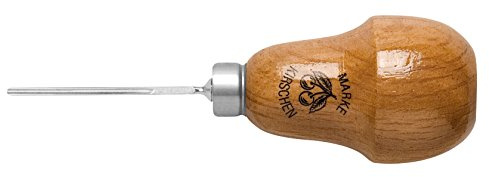 Kirschen - Punteruolo con manico in legno, 1 mm
