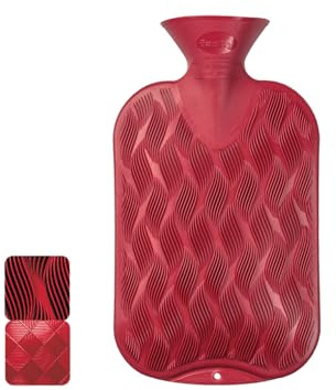 fashy Wärmflasche Wellenkaro-Halblamelle, 2.0L, 6437 42