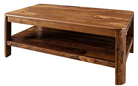 Table Basse - Bois Massif de Palissandre laqué (Noisette) - Toronto #205