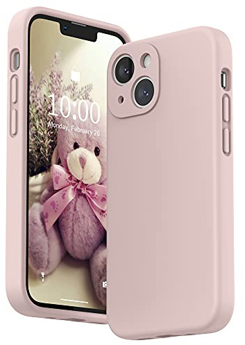 SURPHY für iPhone 13 Mini Hülle Silikon mit Displayschutzfolie | mit Kameraschutz Stoßfeste Handyhülle für iPhone 13 Mini Case 5,4 mit Erhöhter Randschutz
