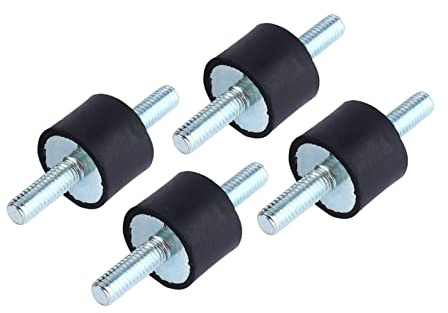 M6 Anti-Vibrations-Isolator-Halterung, Gummipuffer M6, Stoßdämpfer Anti Vibration Gummipuffer Isolator Halterungen Schwingungsdämpfer Gummi-Vibrations-Isolator-Gummi-Stoßdämpfer-Dämpfer M6 20 * 15