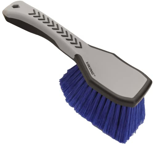 VIKING Brosse de nettoyage pour jantes - Gris - 10,3 x 3,3 x 3,8 pouces