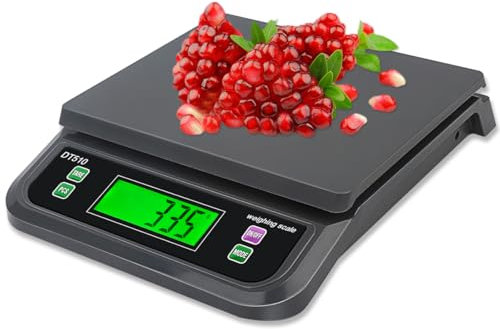 Digital Kitchen Scales 30kg 66LB Large Electronic Weighing Food Scale for Food/Cooking High Precision 1g ABS Baking Scale Tare Function 6 Units g/oz/lb/kg/tl/ct and Counting with Backlit LCD Display