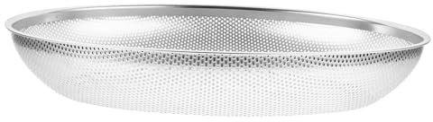 GRIRIW Stainless Steel Colander Strainer For Fruits And Vegetables And Kitchen Wash Basket For Rinsing Rice And Pasta