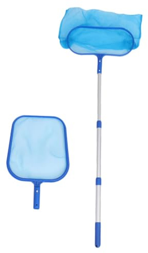 Luxshiny 1 Juego Redes para Limpieza de Piscina Skimmer de para Escombros Herramienta de Limpieza de con Mango Telescópico