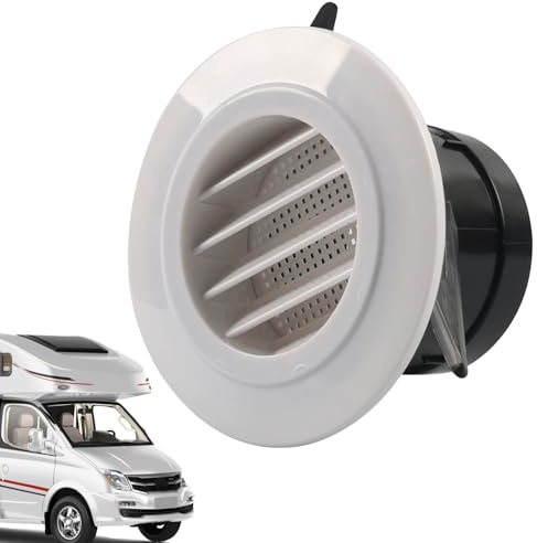 Krmoau Cubierta para ventilación de techo en autocaravanas | RV Heater Exhaust Vents Cover - Caravans Accessories Mobile Home Ventilation Parts for Vacation Travel Long Driving Outdoor Road Trip