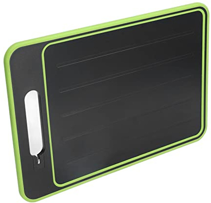 Keenso Planche à Découper Multifonctionnelle en Alliage D'aluminium avec Aiguiseur de Couteaux pour Hacher et Décongeler la Cuisine, Idéale pour les Amateurs de Cuisine