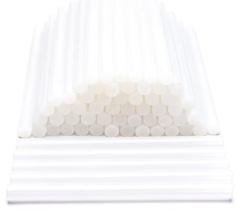 JYYWTSI 28 barras de pegamento termofusible 11 × 150 mm – Barras de pegamento EVA transparentes respetuosas con el medio ambiente para bricolaje, reparaciones, manualidades, madera, vidrio, metal y