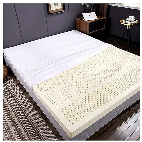 Matratze aus 100 % Natura-Latex, Kompression und keine Verformung, Porenbelüftung, weich und bequem, Bambuskohle-Latex-Matratze, 5,1 cm, 80 x 200 cm