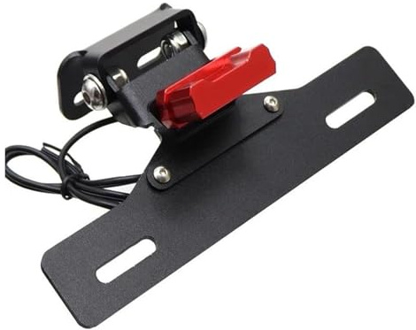 För Suzuki GSX1300R För Hayabusa 1300 2021-2025 Nummerplåtshållare Bakre Fäste Motorcykel Skärmskyddsavlägsnare Nummerplåtsfäste(Red)