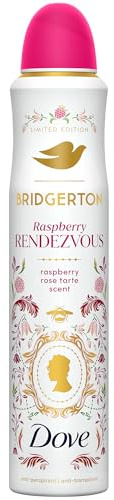 Dove Deodorante Spray Advanced Care Bridgerton Raspberry Rendezvous, Limited Edition, Protezione 72 Ore Sudore e Odori, con Pro-Ceramide Technology, Fragranza Lampone e Vaniglia, 200 ml