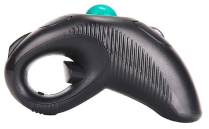 VOSAREA Souris sans Fil en Plastique Trackball Ergonomique à Commande par Pouce 2.4ghz Portable 5 Boutons pour Ordinateur Portable Usage Gaucher et Droitier