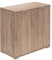 Casaria® Cassettiera Alba 2 Ante con Ripiani 71x74x35cm Comò Armadietto Ufficio Mobiletto Rovere