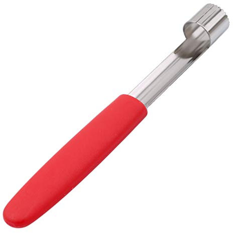 Toporchid Apple Corer Stainless Easy Steel Twist Fruit Core Seed Remover Apple Corer Seeder Kitchen Gadgets Easy Twist Kitchen Tools(red)