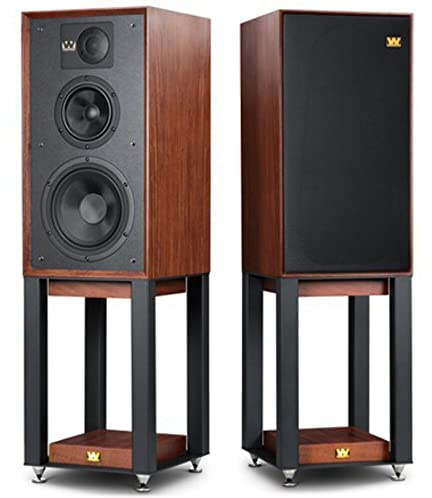 Wharfedale - Linton Speakers with Stands (Red Mahogany) Red Mahogany