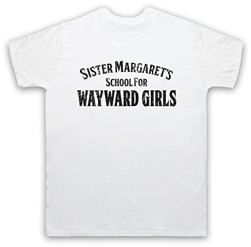 My Icon Art & Clothing Dead Sister Margaret's School for Wayward Girls Pool Superhero Film Herren T-Shirt, Weiß, Medium