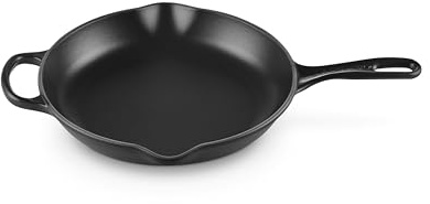 LE CREUSET Signature - Sartén redonda (26 cm), color negro mate