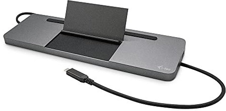 USB-C Metal Ergonomic 4K 3x Display Docking Station + Power Delivery 85 W