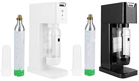 0.6L Soda Maker Commercial Cold Drink Carbonated Bubble Water Machine DIY Cocktail CO2 Carbonate Beverage Maker (Color : Blanco)