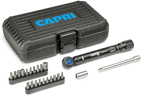 Capri Tools Juego de mini llaves dinamométricas de 1/4 pulg. 3-16 Nm