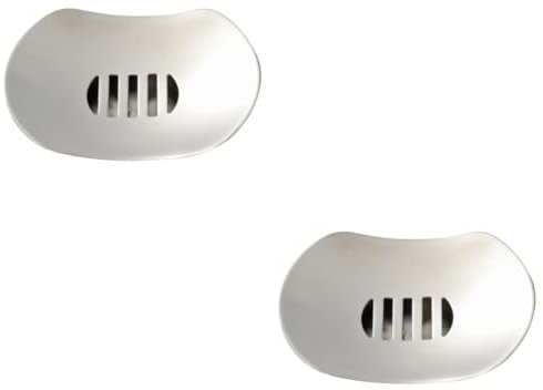 MAGICLULU 2pcs Stainless Steel Flying Saucer Soap Dish Double Layer Draining Soap Holder for Bathroom and Shower Material Elegant Design for Accessories