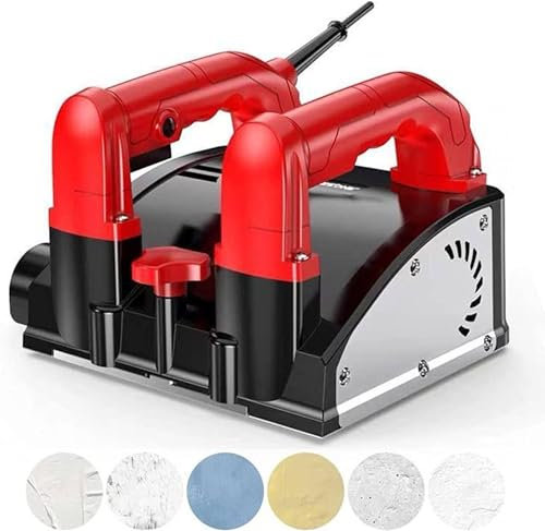 Concrete Wall Planing Machine - Electric Putty Wall Scraper for Granite, Stone, Marble - Dust-Free Heavy Duty Electric Wall Planner Shovel Machine