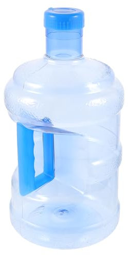 SUPVOX Contenedor De Almacenamiento De Agua De 5 litros Jarra De Agua Vacía Botella De Agua Mineral De Plástico con Asa para Suministros De Mochilero para Acampar Aire