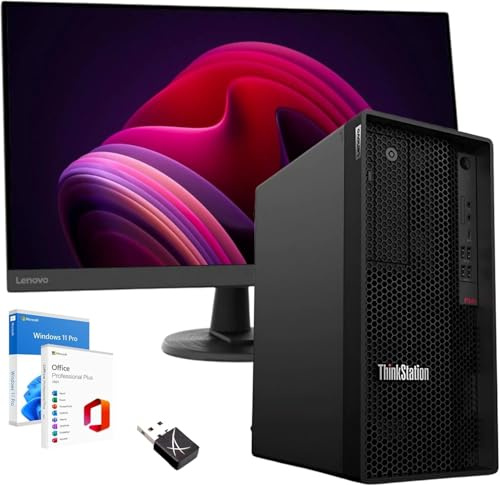 Lenovo ThinkStation P340 Tower Workstation | Intel Core i5-10500 6 CORE 12 Threads fino a 4.50Ghz | Ram 32GB | SSD 1TB Win 11 Professional Garanzia 36 Mesi Ricondizionato (PC+MONITOR 27 FHD NEW)