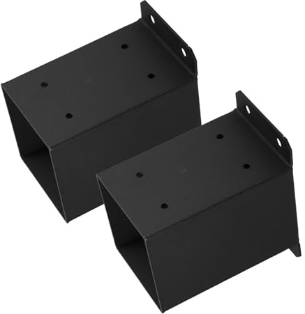 Toyvian 2pezzi Base Per Recinzione in Supporto Per Ringhiera Pesante Staffe Per Della Piedini Per Recinzioni in Legno Protezione Per Della Ringhiera