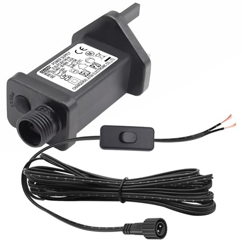 36V 15W String Lights Indoor-Outdoor Power Adapter for CZJUTAI JT-EL/FC-36V15W/12W/9W /7.2W/6W/4.5W/3.6W-IP20 Christmas Lighting, with Multifunction Control Button [W7TX]