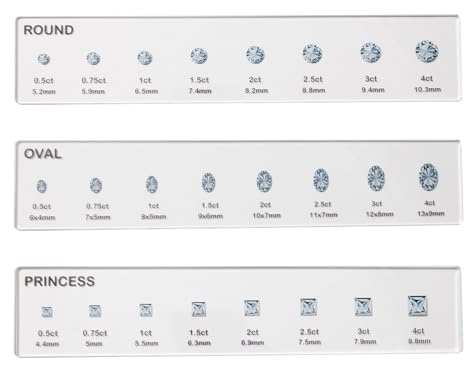 Outil de taille de bague – Règle de bague de doigt, bâton de mesure de bijoux | Kit de jauge de taille de pierres précieuses, outil de mesure de mandrin en métal, équipement de fabrication de bijoux