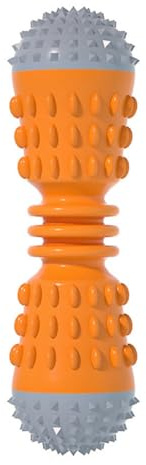 DONGKER Hunde-Zahnbürste, Quietschen Kauspielzeug für Hund, 16x4 cm, TPR Kauen Knochen Spielzeug für Mittelgroße und Kleine Hunde, Tägliches Spiel, Interaktives Training