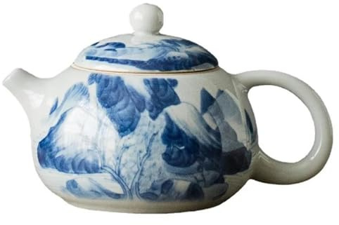Set Di Tazze Da Tè Latte Oolong Tè Tie Guan Yin Gelsomino Tipo Giapponese Di Stoviglie Montagne Antiche Bollitore In Ceramica Cinese Teiera Blu Set Cerimonia Del Set Da Tè Pomeridiano