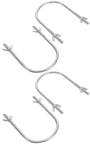 FIXOSHEE 4 Pezzi Supporto Base Gancio a U per Ruote Riscaldatore Elettrico a Olio, Set 4 Pezzi Ganci Girevoli per Radiatori, Accessorio per Mobilità e Sicurezza in Casa