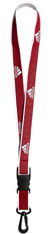adidas Interval Lanyard, University Red/White