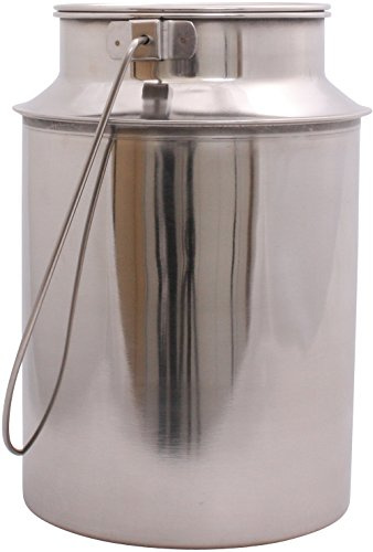 TAMLED Milchkanne Transportkanne 6 Liter mit Steckdeckel und Tragebügel