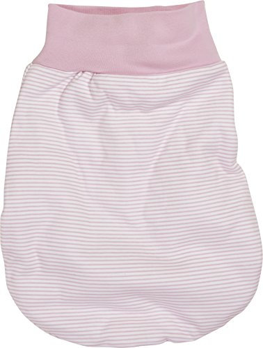 Schnizler Unisex Baby Strampelsack Ringel 800712, 14 - Rosa, Einheitsgröße