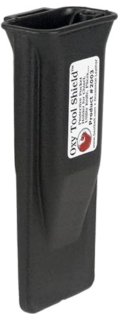 Occidental Leather Oxy Tool Shield - 2 Pockets & Tool Holders - Clip-On Convenience - Protective Build - Lightweight - Made in USA