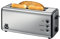 Unold 38915 Doppel-Langschlitztoaster - 4-Scheiben- Toaster, Edelstahl, 4 Funktionen: Auftauen, Aufwärmen, Toasten, Stoppen, mit Brötchenaufsatz, Kabelaufbewahrung