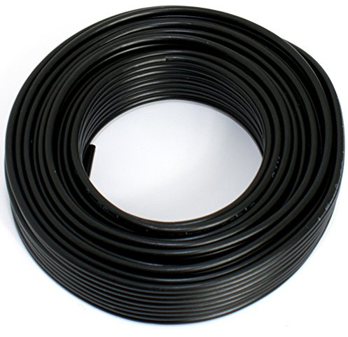 SeKi Lautsprecherkabel Schwarz 2x 1,50mm² – 10 Meter Ring | CCA-Kupfer Boxenkabel für klaren Sound bei HiFi, Heimkino und Car-HiFi mit Polaritätskennzeichnung