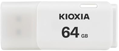 KIOXIA 128GB TransMemory U202 USB 2.0 Flash Drive, White