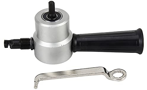 ANCLLO Kit de herramientas de corte de doble cabeza para chapas de metal ajustable de 360 grados