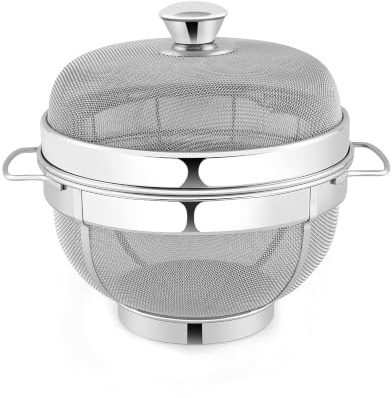 Nobel Stainless Steel Wire Mesh Basket for Fruits & Vegetables Size 25 cm
