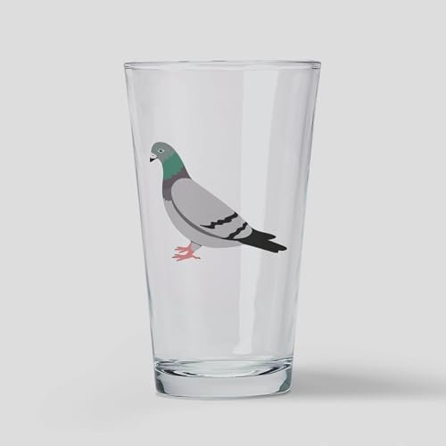 CafePress Pigeon Pint Glass, 16 oz. Drinking Glass