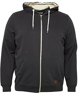 Blend BHHulker BT – 20716244 ME Sweatshirtjacka för män sweatjacka, Svart (194007), 4XL