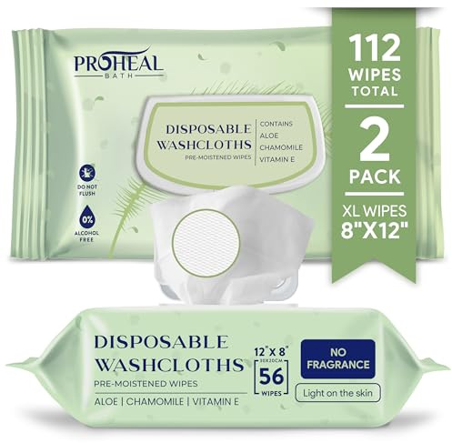 Wipes X Large Cleansing Wet Wipes for Adults, #1Sensitive Baby Wipes Cleans, Protects - 2 Packs of 56 Disposable Incontinence Wipes, 30x20 cm Adult Wipes for Elderly - Personal Body Wipes, Washcloths