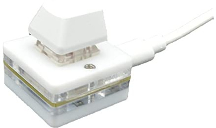 HiCOZZIE RGB Mini 1 Key OSU Gaming Keyboard Photoshop Drawing Keyboard Programming Macro Keypad Mechanical Keyboard, Red Shaft