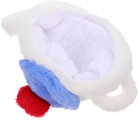 Ciieeo Plush Teapot Hood Funny Headgear Soft Cute Tea Kettle Hat Photo Prop Party Costume Accessory for Adults and Kids Halloween Dress up