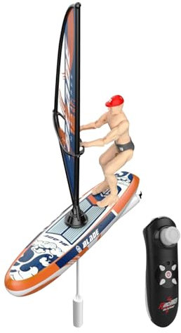 Kixolazr Spielzeugboote für Wasserspiele Fernbedienung, RC -Boot | Poolspielzeug für Kinder - Wasserdichtes Pool -Segelspiel mit LED -Leuchten, 2,4 GHz für Badewannenspiel, Outdoor -Abenteuer